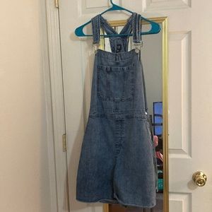 Gap Medium wash overalls